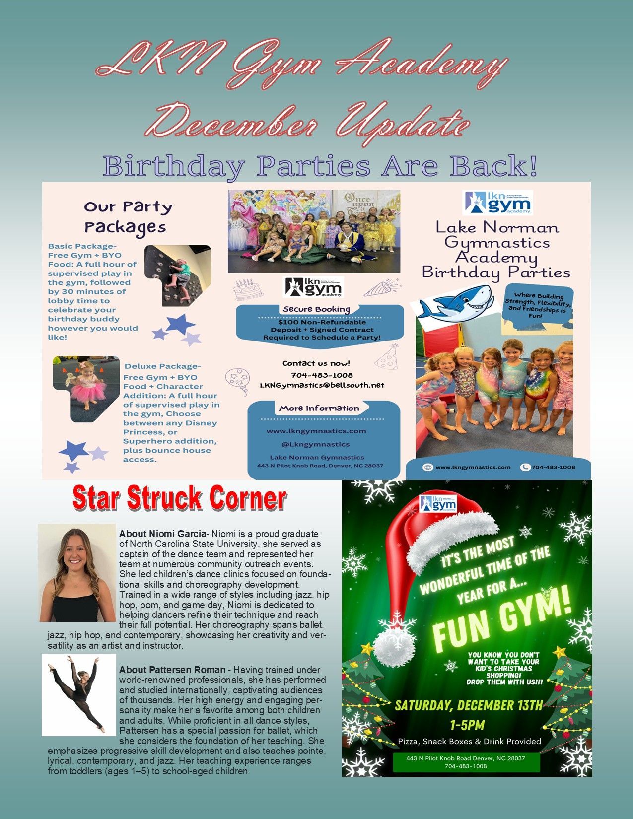 November Newsletter page 2