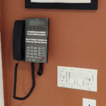 Phone System Phone On Wall