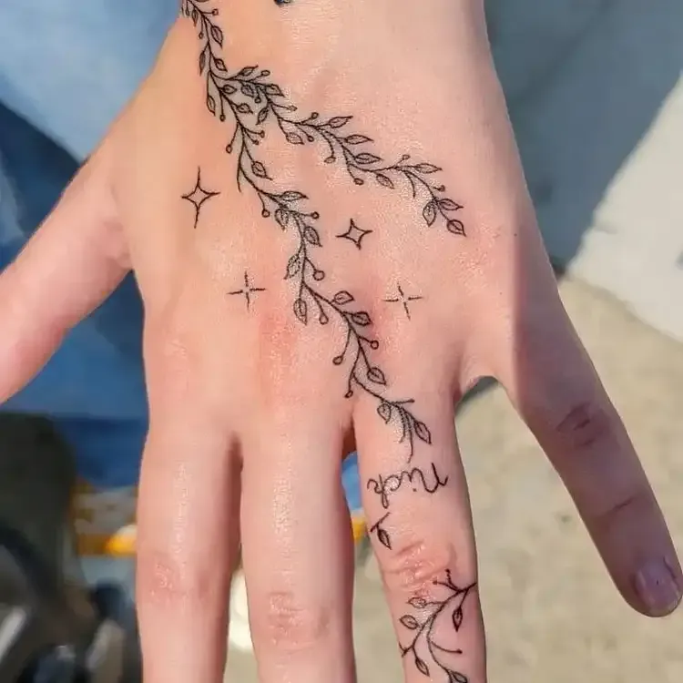 Flower tattoo