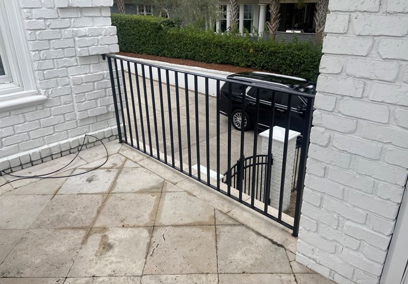 Beautiful black railing