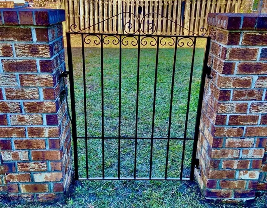 A beautiful iron gate