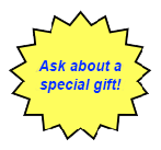 Ask about a special gift! - starburst