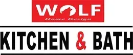 Logo for Wolf Kitchen & Bath, a home design company.