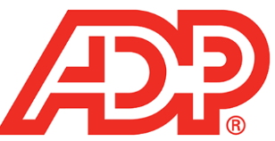 ADT logo in white letters on a blue square background, with the registered trademark symbol.