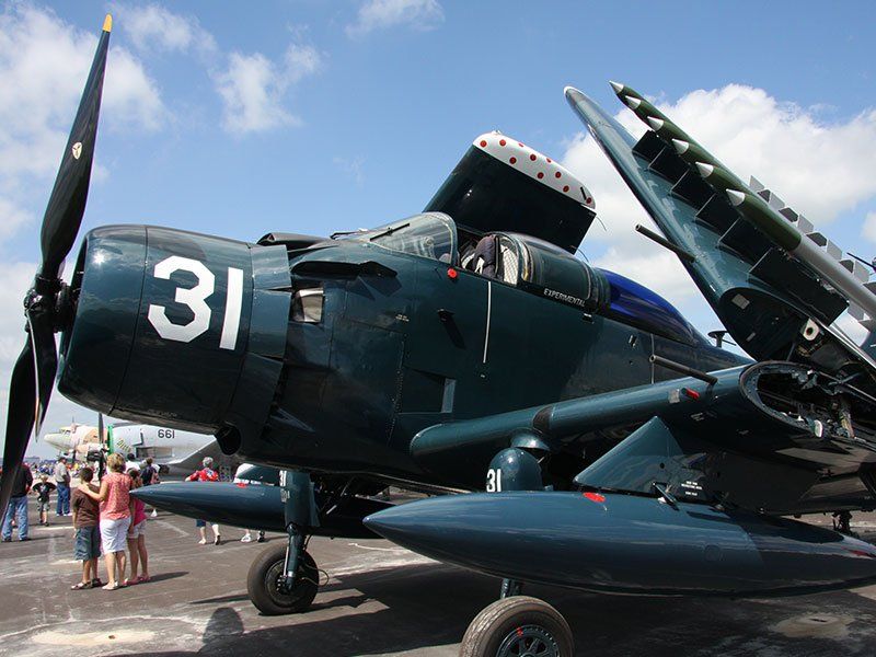 The number 31 is on the side of a plane