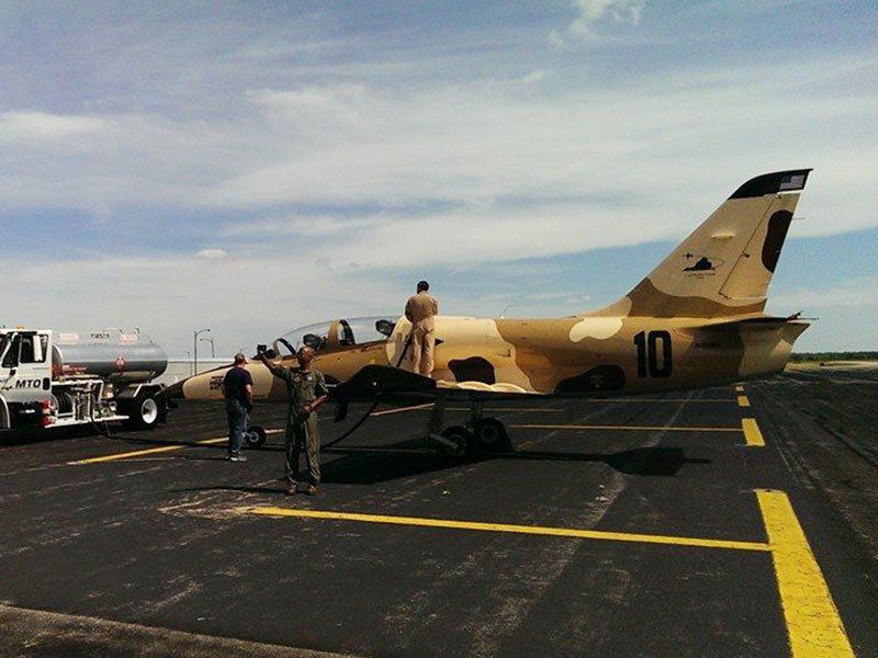 A plane has the number 10 on the tail