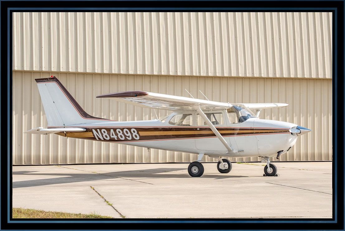 Beautiful private plane for flight training