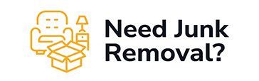 Yellow junk-removal icon with the text “Need Junk Removal?”