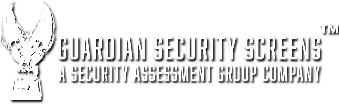 Logo for Guardian Security Screens, a security assessment group company