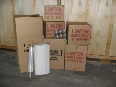 Moving boxes and packing supplies from Lawton Moving & Storage.