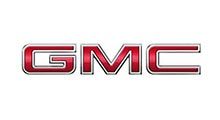 GMC logo: Bold red letters