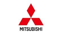 Mitsubishi logo: Three red diamonds arranged in a triangle.