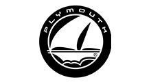 Plymouth logo: Black circular emblem with a sailboat and the word