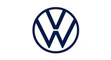 Volkswagen logo: a blue