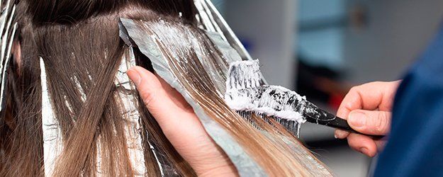 Hair Coloring, Foil Highlights