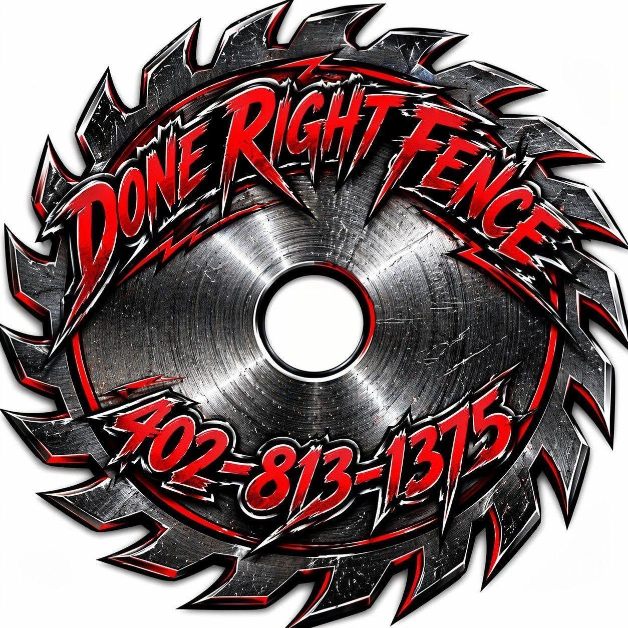 Done Right Fence - logo