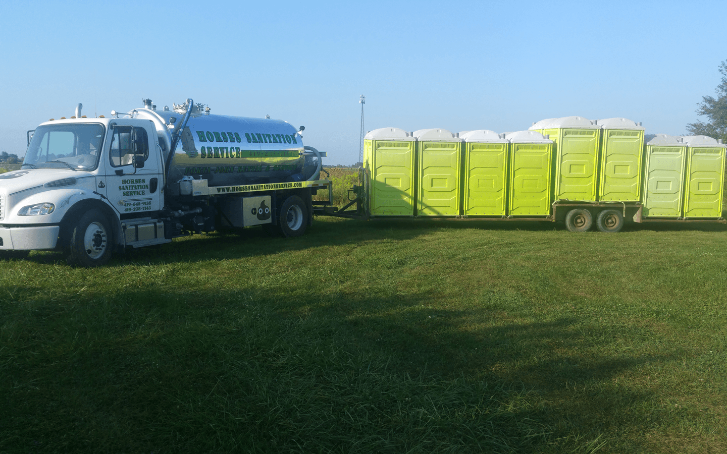 Horses Sanitation Service vehicle