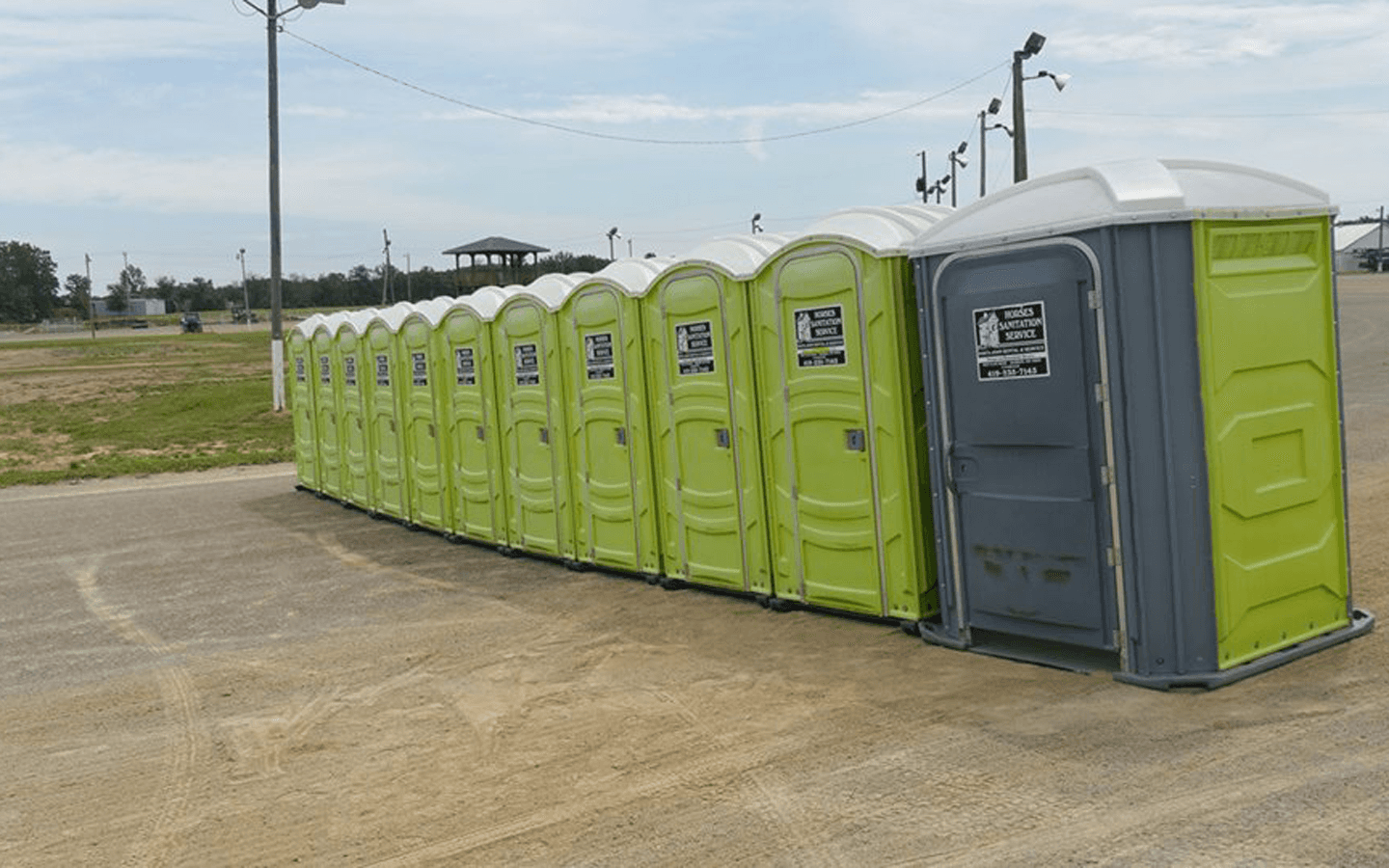 Horses Sanitation Service portable toilets