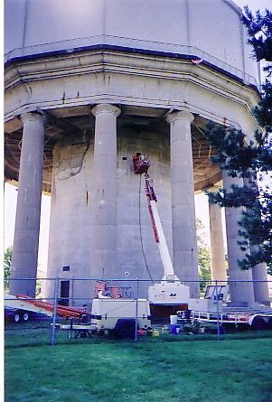 Allen Hazen Concrete Water Tower Restoration