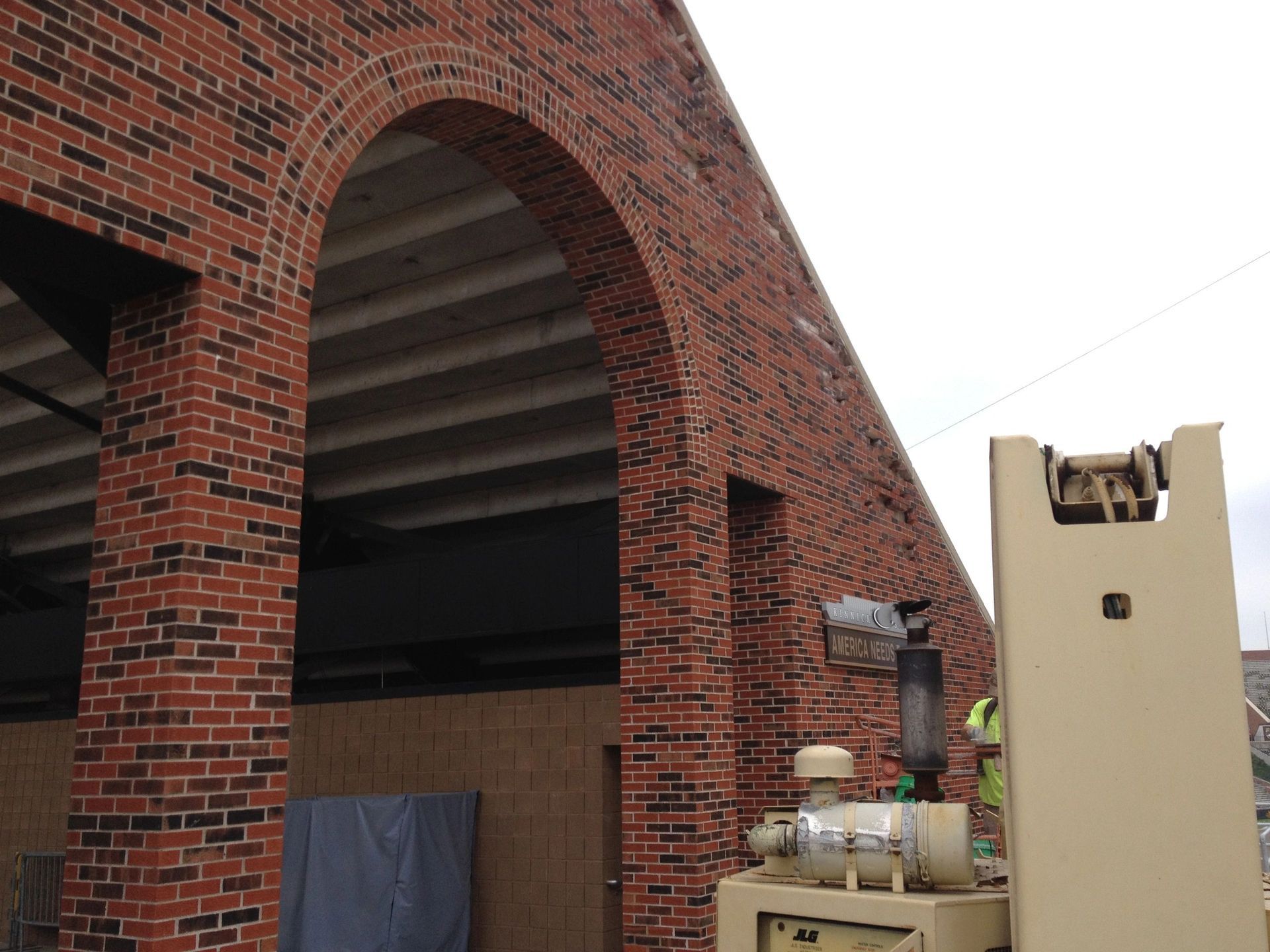 Technical Specialty Systems Tuckpointing Kinnick Stadium
