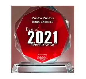 Award trophy for Paintco Painters, 