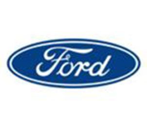 Ford logo in white script on a blue oval background