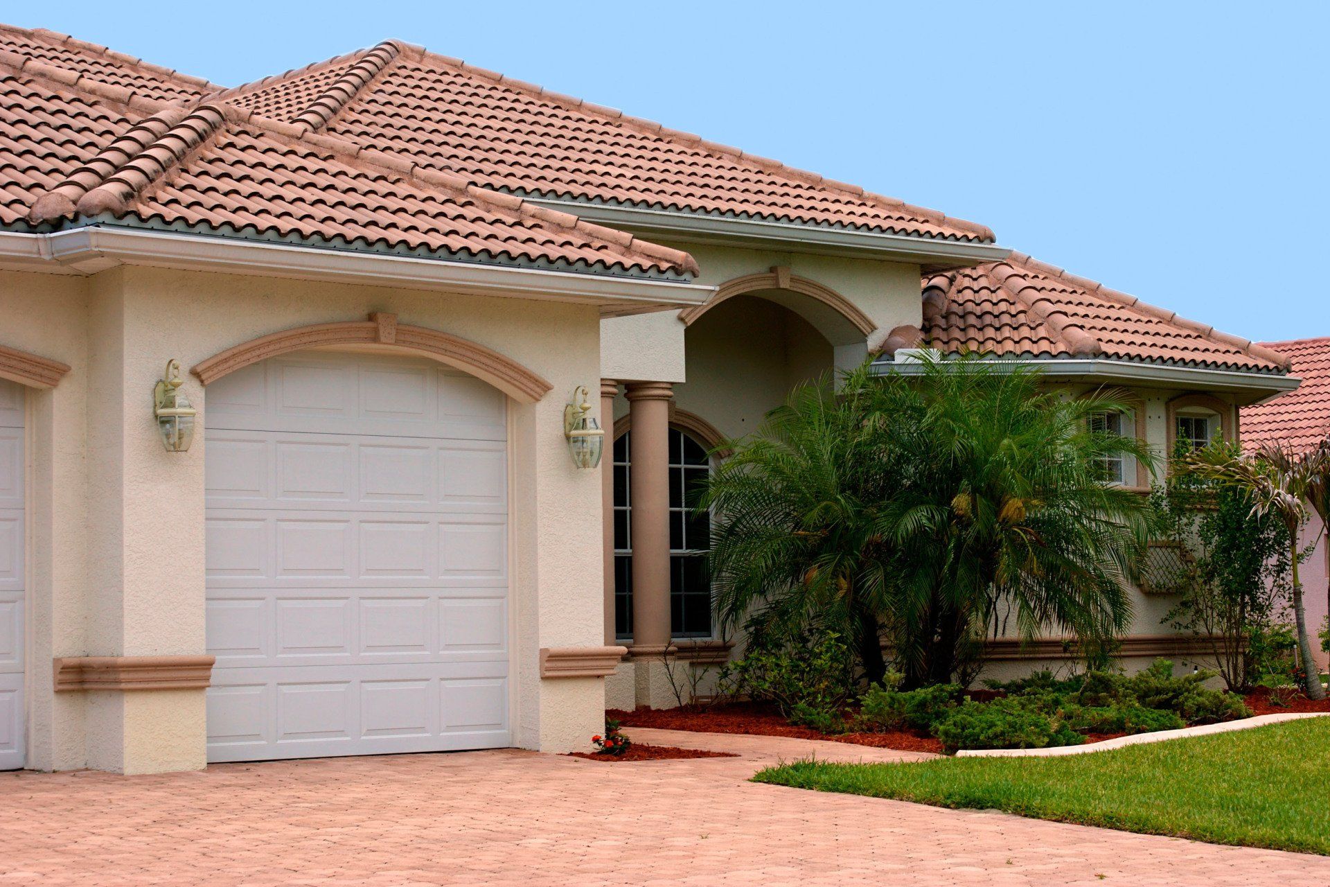 Tile roofing
