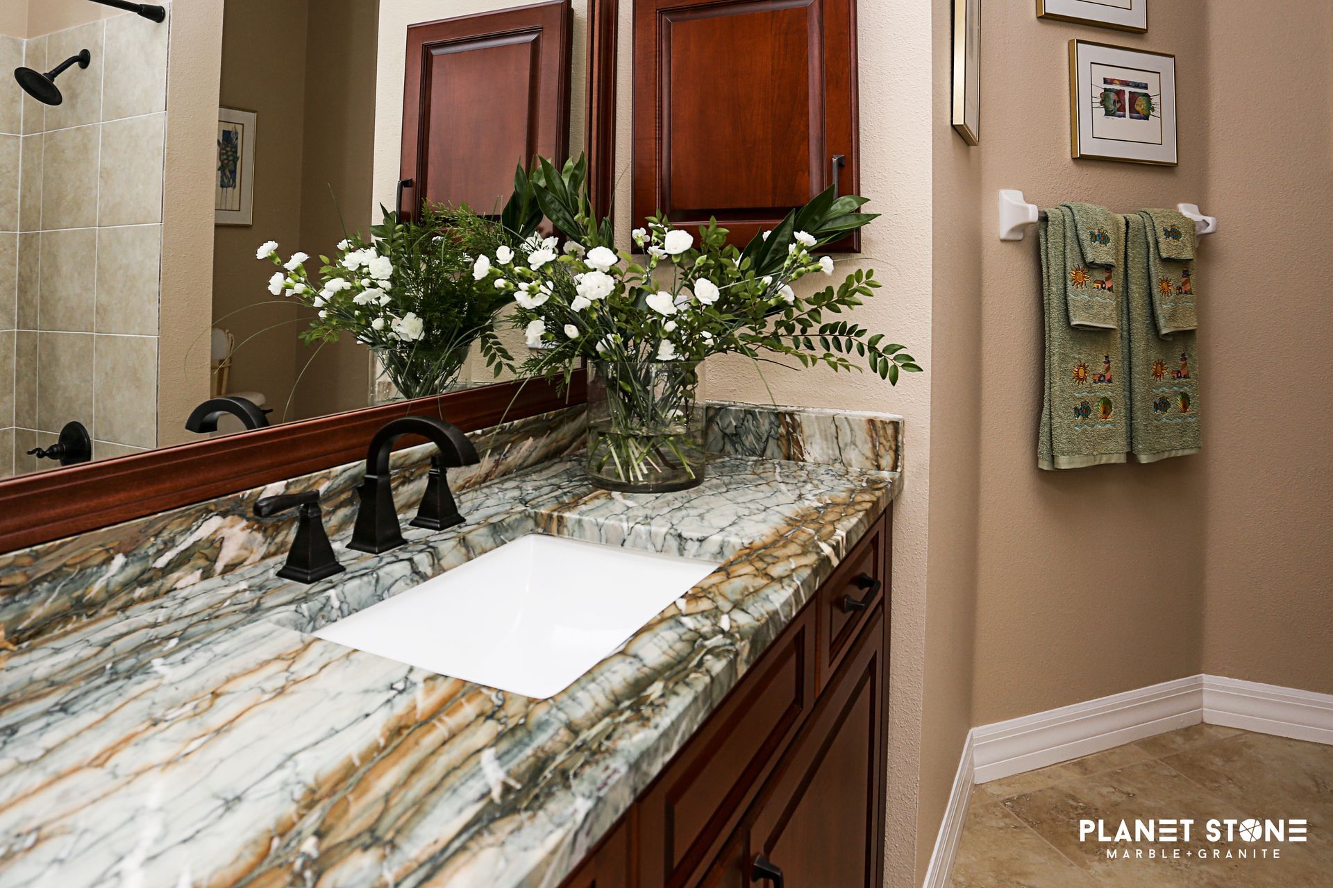 Bathroom countertop