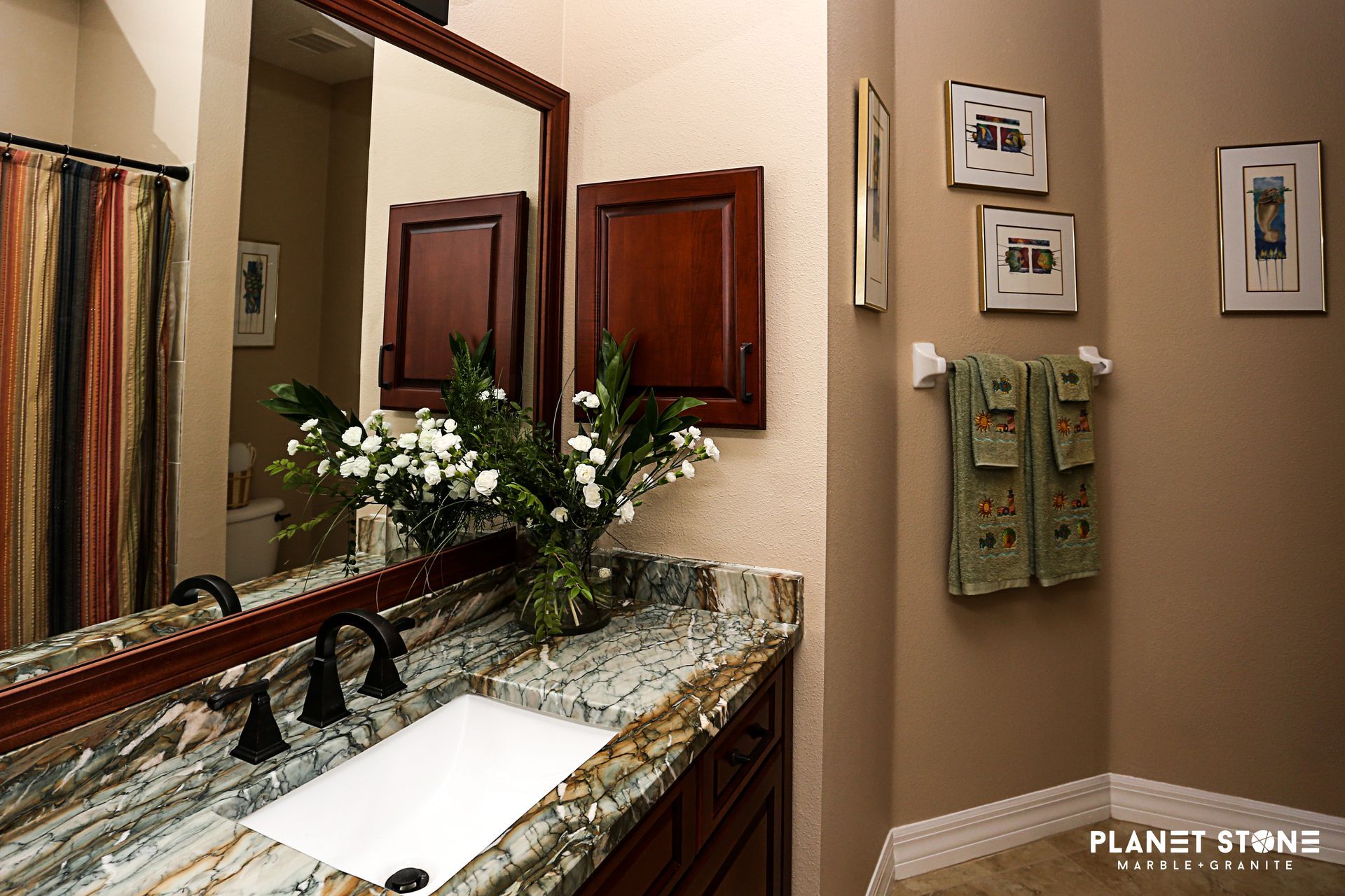 Bathroom countertop