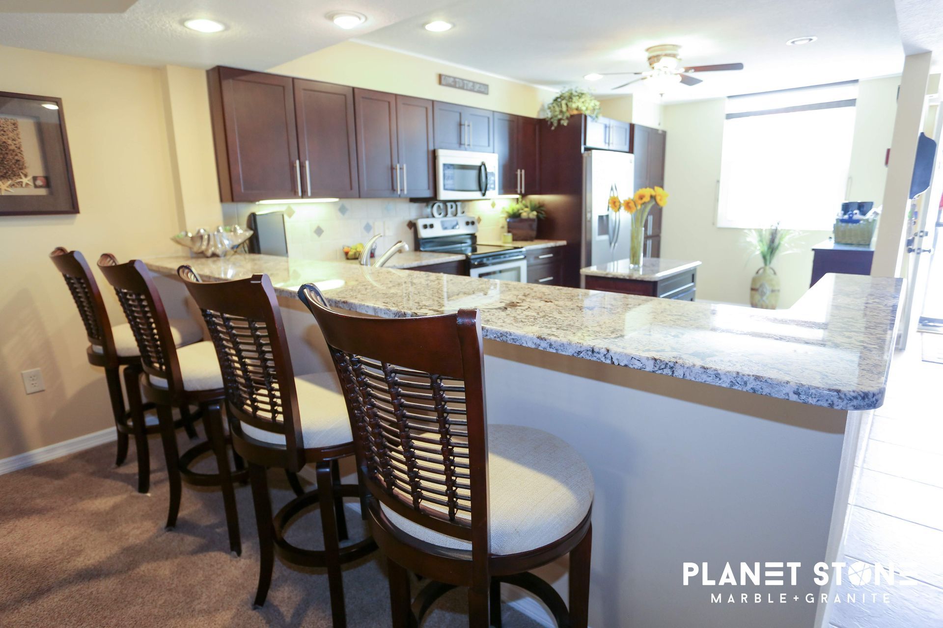 Sunny Condominium Kitchen