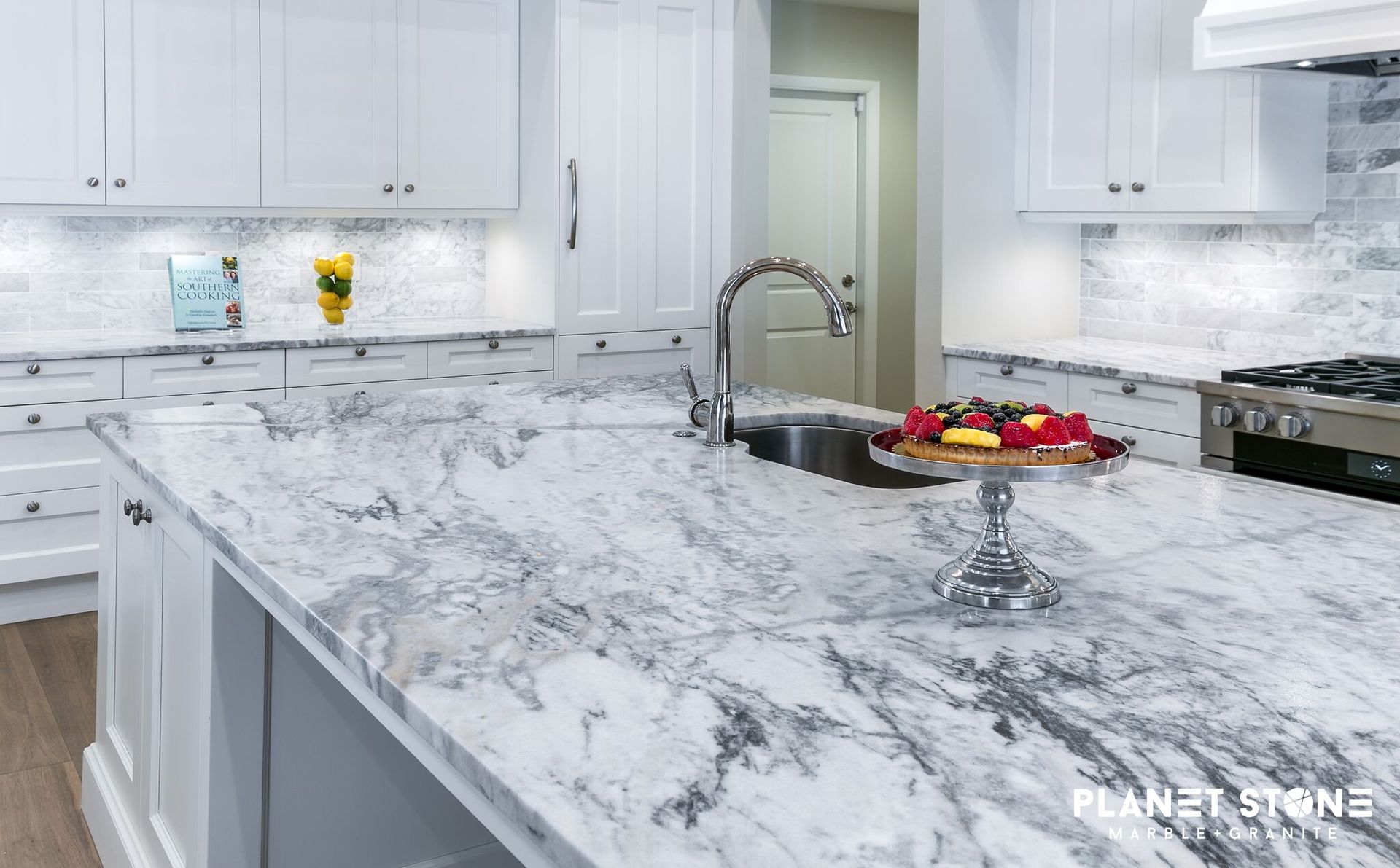 Kitchen countertop and sink