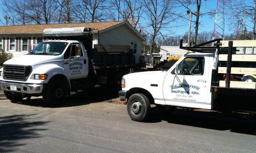 Barrows Paving & Excavating Co. vehicles