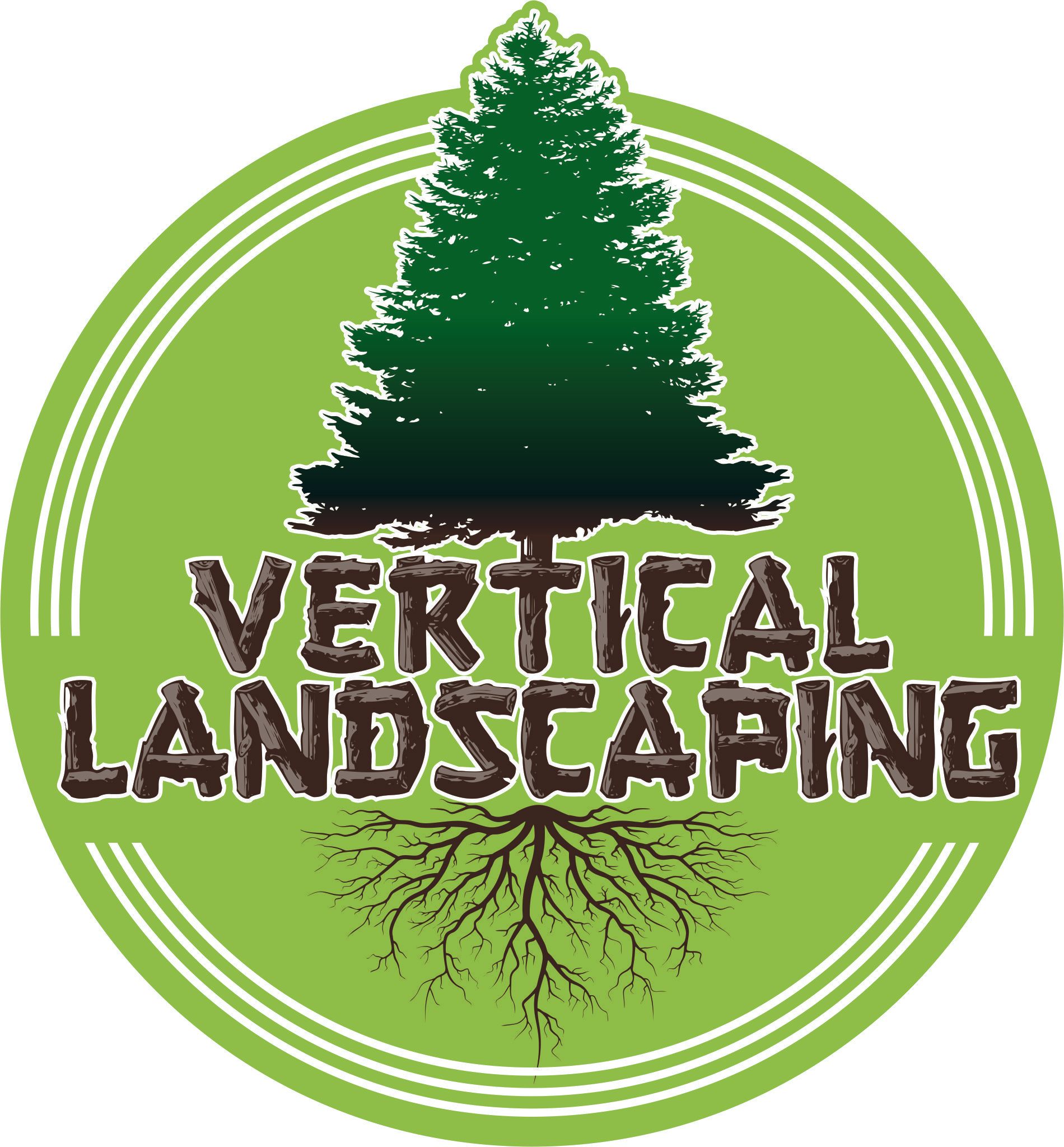 Vertical Landscaping Logo