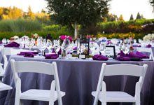 purple wedding decorations