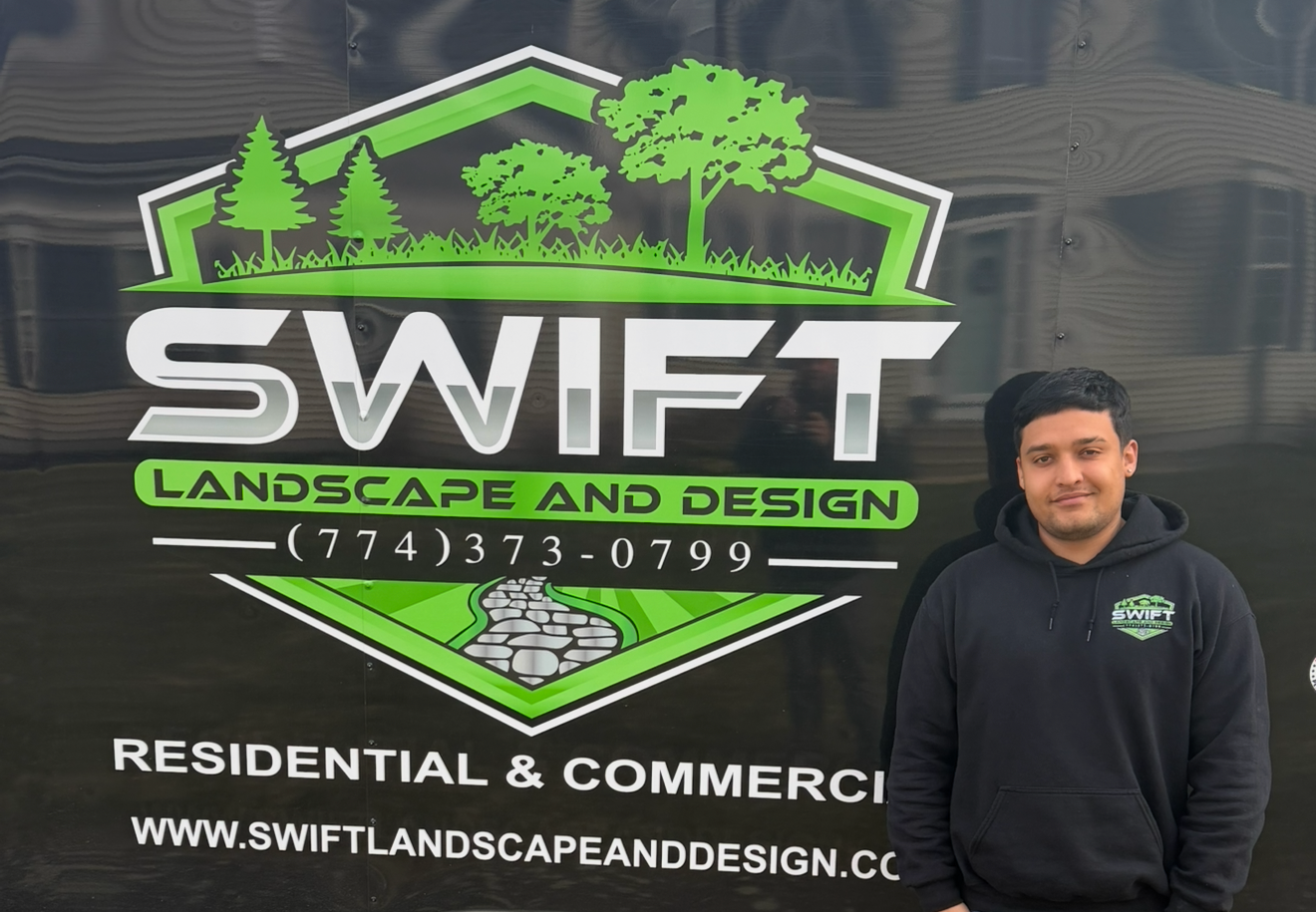 Silhouette of a person with a suit on a gray background.