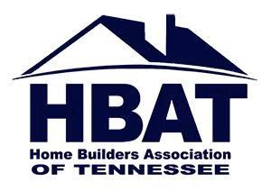 HBAT logo with blue house roof and bold blue text for Home Builders Association of Tennessee