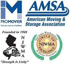 ProMover, AMSA, NJWMA, and organization logos