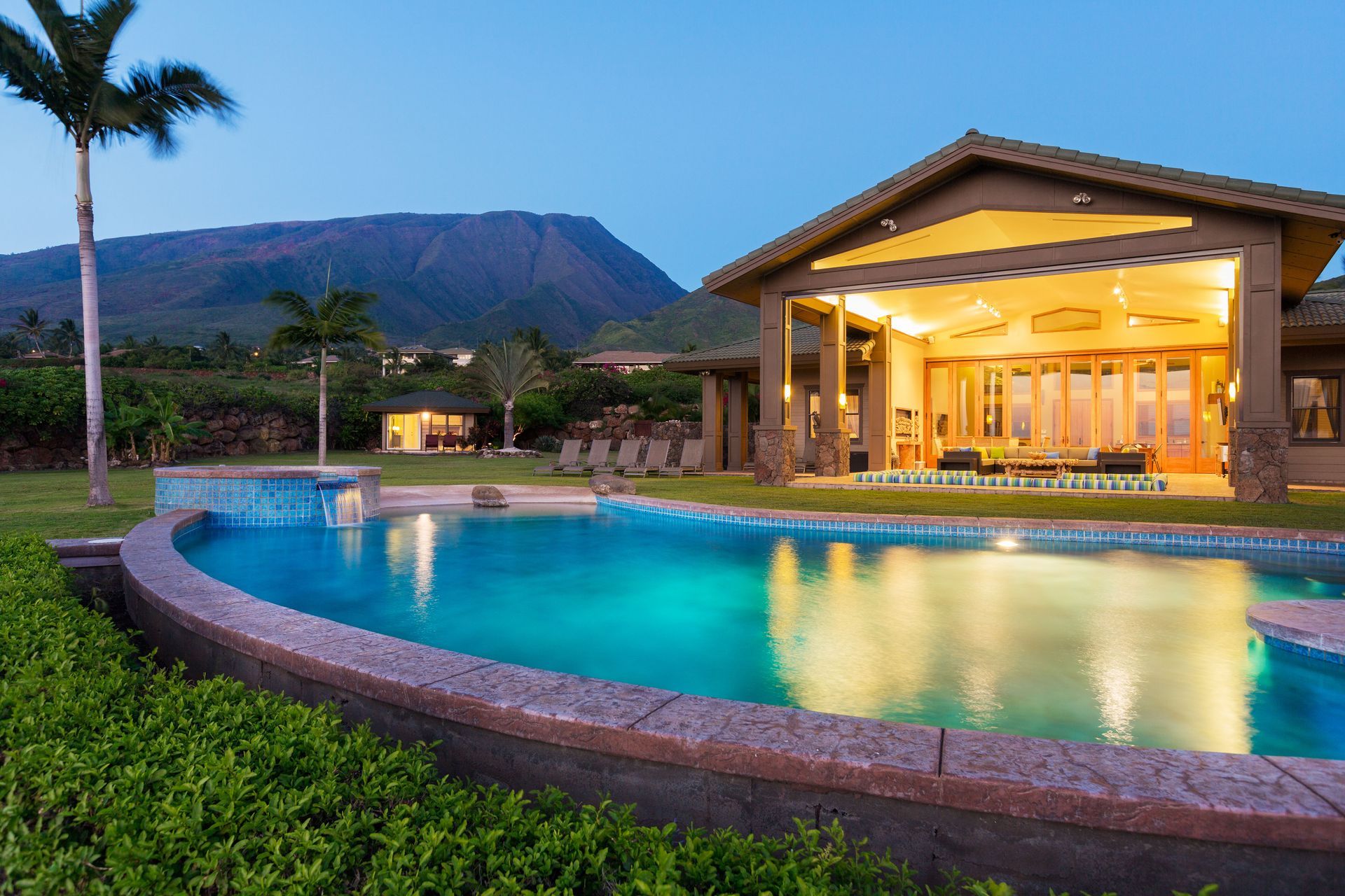 outdoor lighting installation