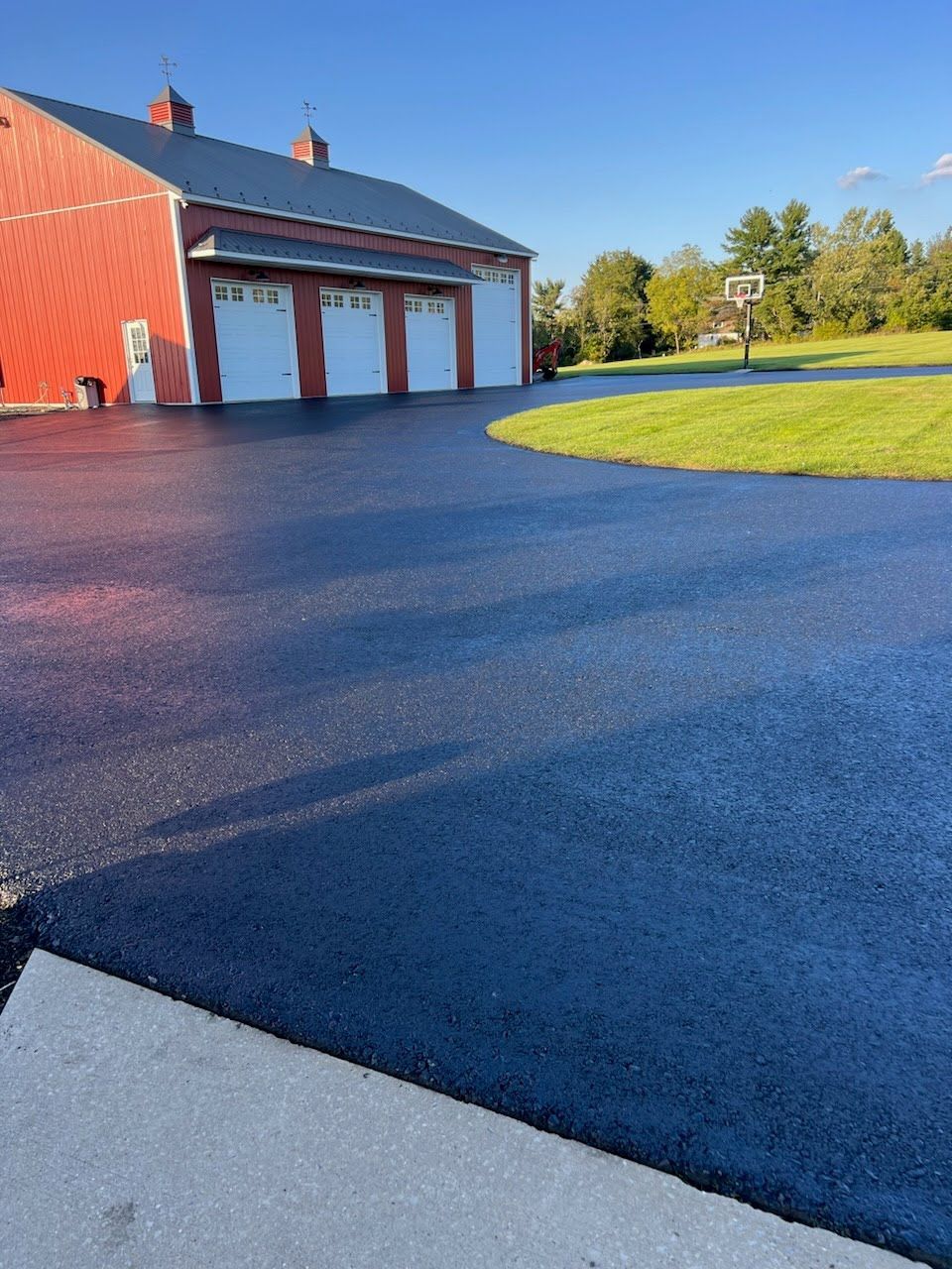 paved driveway