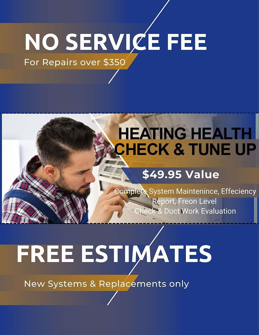 Advertisement for HVAC services