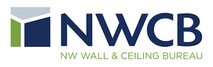 The logo for the nw wall and ceiling bureau