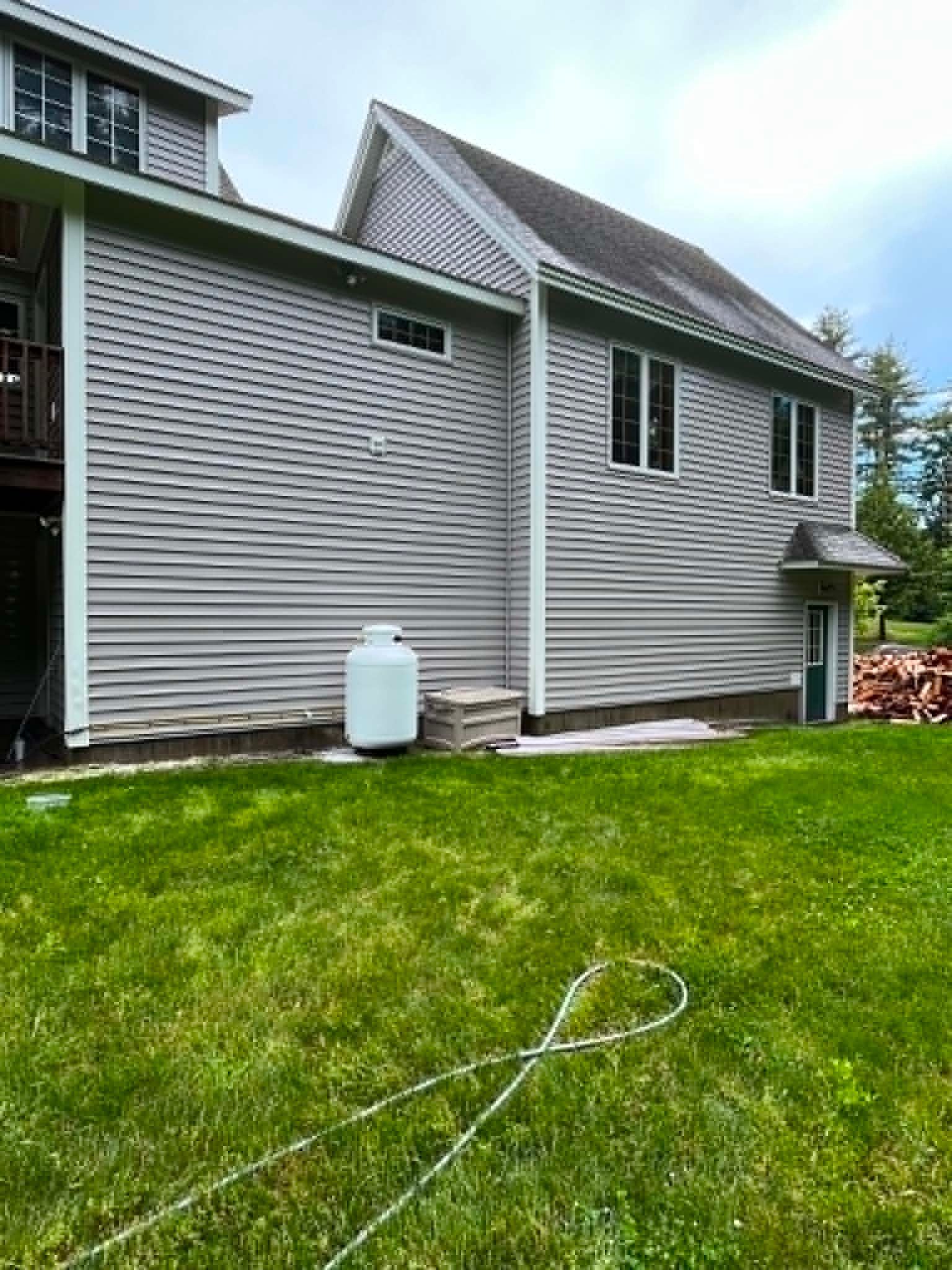 pressure washing - after