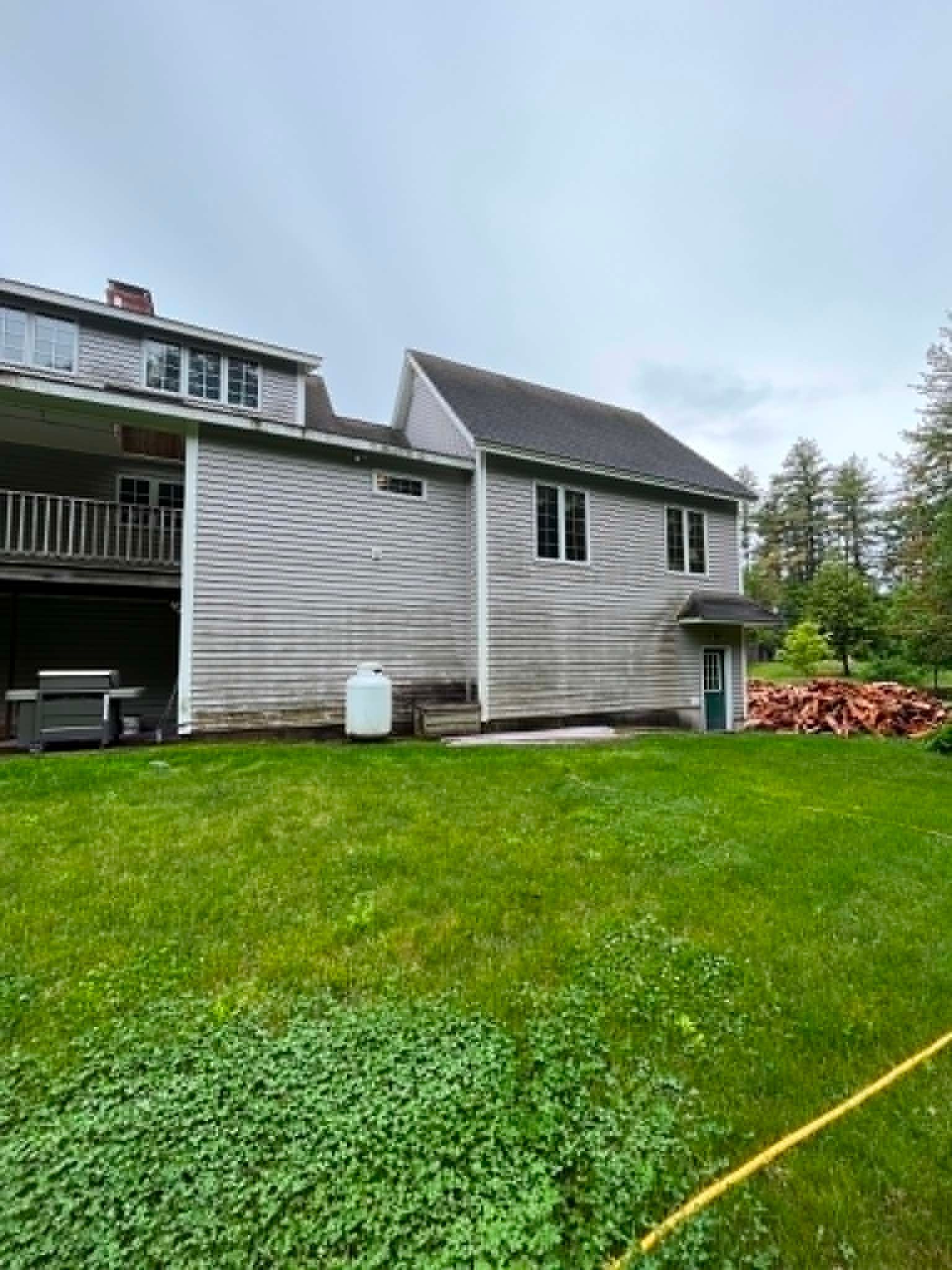 pressure washing - before