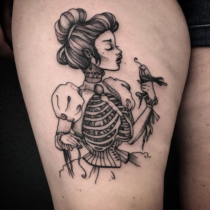 Woman tattoo