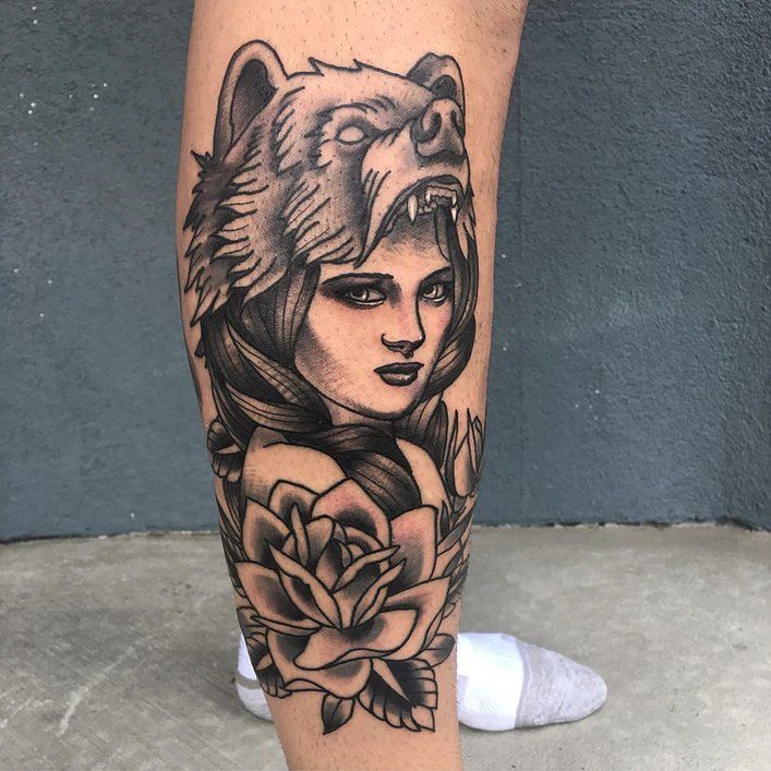 Bear tattoo