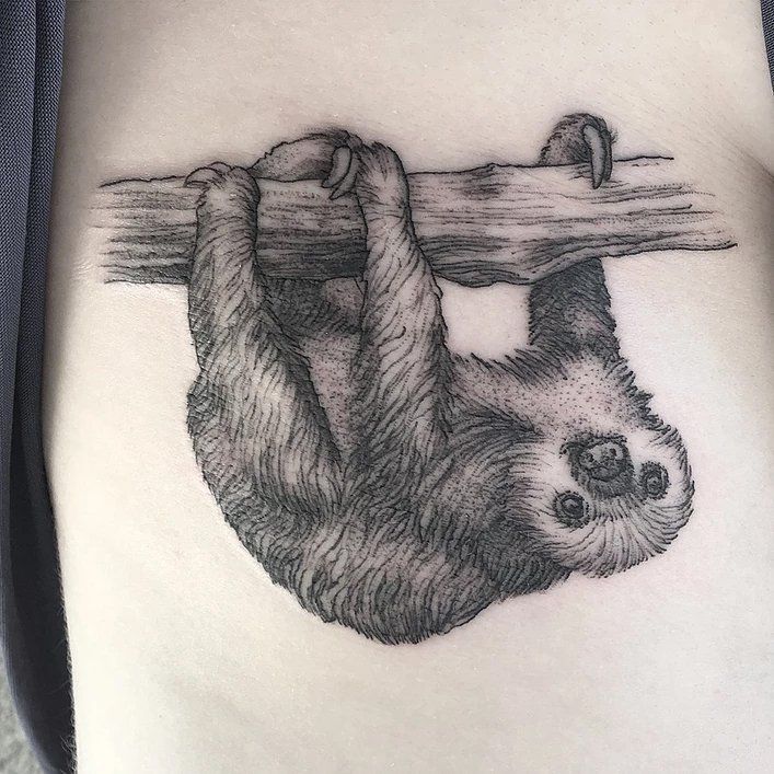 Sloth tattoo