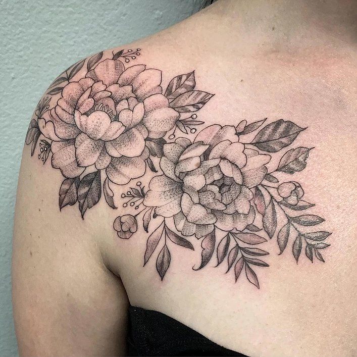 Floral tattoo