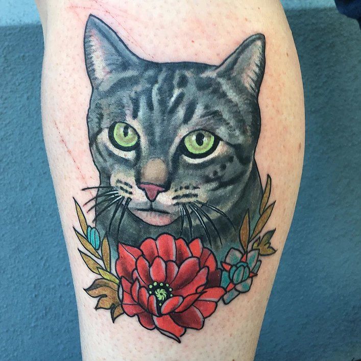 Cat tattoo