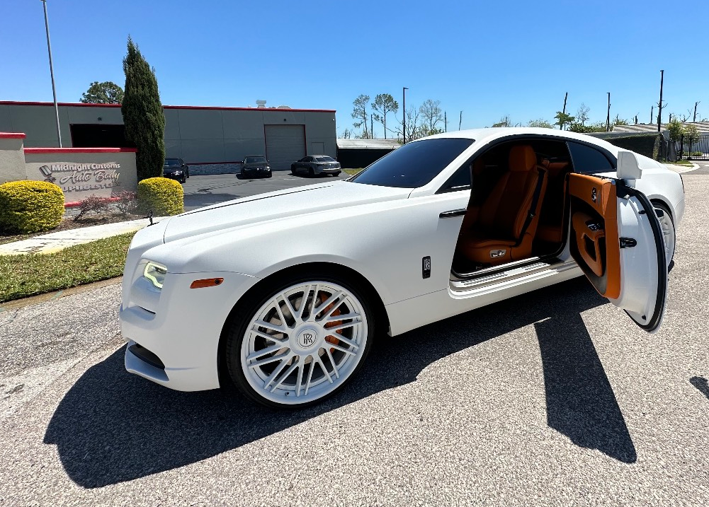 Custom red paint car