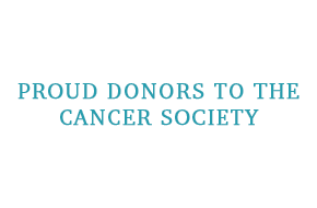 Proud Donors to the Cancer Society